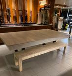 Buffalo Harlem pooltafel 8 ft eettafel bladen en banken, Sport en Fitness, Biljarten en Poolen, Ophalen, Dijklaan 133 Breda, Pooltafel