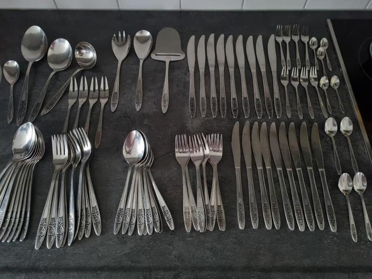 Gero Zilmeta model 506 Bestekcassette 9 persoons, Antiek en Kunst, Antiek | Bestek, Ophalen of Verzenden