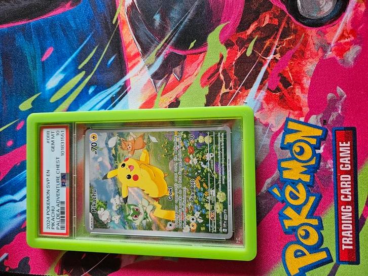 #088 pikachu adventure gem mint psa 10, Hobby en Vrije tijd, Verzamelkaartspellen | Pokémon, Zo goed als nieuw, Ophalen