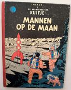 Kuifje Mannen op de maan HC 8ste druk 1958, Boeken, Stripboeken, Gelezen, Eén stripboek, Ophalen of Verzenden, Hergé