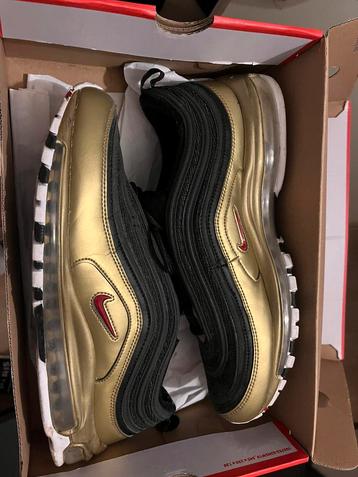 Nike Air Max 97 heren maat 46 Goud/Zwart beschikbaar voor biedingen