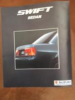 folder Suzuki Swift Sedan 1990 - GROOT FORMAAT - Nederlands, Ophalen of Verzenden, Overige merken, Suzuki, Zo goed als nieuw