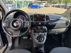 Fiat 500 0.9 TwinAir Turbo Popstar Automaat 81pk | Airco | N, Auto's, 12 maanden, Stof, Gebruikt, Zwart