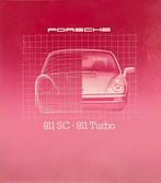 Verkoop brochure Porsche 911 SC - 911 Turbo Duits 1980, Ophalen of Verzenden, Zo goed als nieuw, Porsche