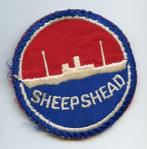 WO2 US Merchant Marine Sheepshead patch, Ophalen of Verzenden, Marine, Amerika, Embleem of Badge