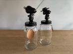 2 schattige voorraadpotten met vintage Snoopy’s, Huis en Inrichting, Keuken | Servies, Overige typen, Nieuw, Ophalen of Verzenden