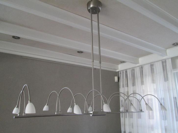 Plafondlamp met ingebouwde trafo en 12x led, Huis en Inrichting, Lampen | Plafondlampen, Zo goed als nieuw, Metaal, Ophalen