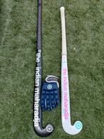 2x Indian Maharadja zaalhockeysticks + Handschoen, Sport en Fitness, Hockey, Ophalen, Gebruikt, Stick