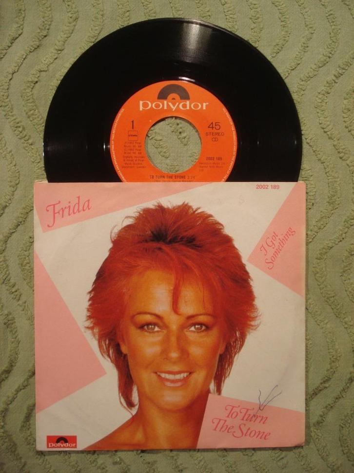 Frida 7" Vinyl Single: ‘Turn to stone’ (Nederland) ABBA, Cd's en Dvd's, Vinyl Singles, Single, Pop, 7 inch, Ophalen of Verzenden