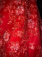 Rode Henna Trouwjurk, Kleding | Dames, Trouwkleding en Trouwaccessoires, Ophalen of Verzenden, Zo goed als nieuw, Rood, Trouwjurk