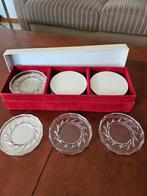 Glazen onderzetters, Ophalen, Gebruikt, Glas of Kopje