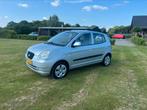 Kia Picanto 1.0 2008 Zwart Nieuwe Apk, Voorwielaandrijving, Stof, 4 cilinders, 61 pk