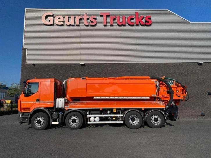 Renault Lander 430 8X2 STOKOTA VACUUM/HOGEDRUK /COMBI/KOLKEN, Auto's, Vrachtwagens, Bedrijf, ABS, Airconditioning, Cruise Control