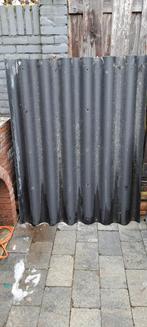 4 Gebruikte zwarte golfplaat cementgebonden, Kunststof, Gebruikt, Zwart, Ophalen of Verzenden