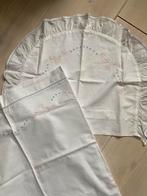 3x Babylakentjes met roze en blauwe bloemetjes, Eenpersoons, Ophalen of Verzenden, Roze, Deken of Dekbed