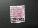 A03387: Straits Settlements QV 3 c CA, Ophalen of Verzenden