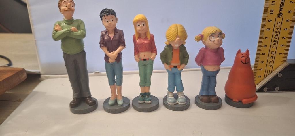 Jan Jans en de kinderen beeldjes set/6 uit 2002 (21226), Verzamelen, Stripfiguren, Sanoma, Beeldje of Figuurtje, ., Overige figuren