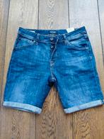 Jack en Jones spijker korte broek, Blauw, W32 (confectie 46) of kleiner, Ophalen of Verzenden, Zo goed als nieuw