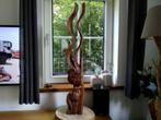 Houten beeld,,1 meter hoog, Antiek en Kunst, Ophalen of Verzenden