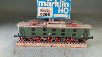 Marklin ho 3366 E locomotief 2’BB’2 groen DB in doos. beschikbaar voor biedingen