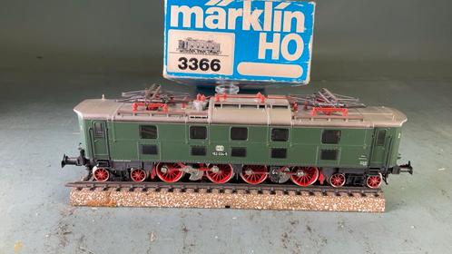 Marklin ho 3366 E locomotief 2’BB’2 groen DB in doos., Hobby en Vrije tijd, Modeltreinen | H0, Zo goed als nieuw, Locomotief, Wisselstroom