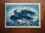 Vogel kraai Nederland 1938, mi. 321 zonder gom, Ophalen of Verzenden, Postfris, Dier of Natuur