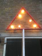 27 palen driehoek 3 kleuren verlichting. nu 6 euro per paal., Ophalen, Gebruikt, Overige