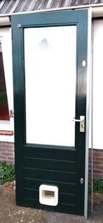 Achterdeur met Sureflap Microchip Huisdierluik, Doe-het-zelf en Verbouw, Deuren en Horren, Ophalen, Gebruikt, 80 tot 100 cm, Buitendeur