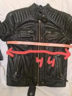 Echt leer jas, Kleding | Dames, Jassen | Zomer, Ophalen of Verzenden, Zo goed als nieuw, Maat 38/40 (M), Zwart