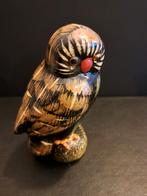Aardewerk uiltje rode snavel, Verzamelen, Ophalen of Verzenden, Zo goed als nieuw, Dier