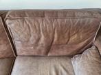 Leren bank, tweezits 215x105, goede staat, Ophalen, 100 tot 125 cm, Tweepersoons, Hout