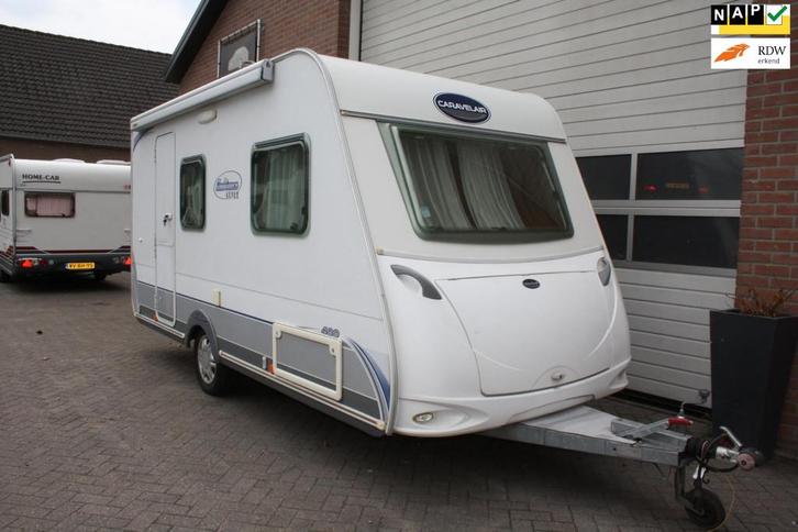 Caravelair 400 AMBIANCE STYLE garantie, vast toilet, 4 perso, Caravans en Kamperen, Caravans, Bedrijf, 750 - 1000 kg, Caravelair