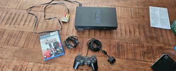 Playstation 2 (Phat) met Controller & Game beschikbaar voor biedingen