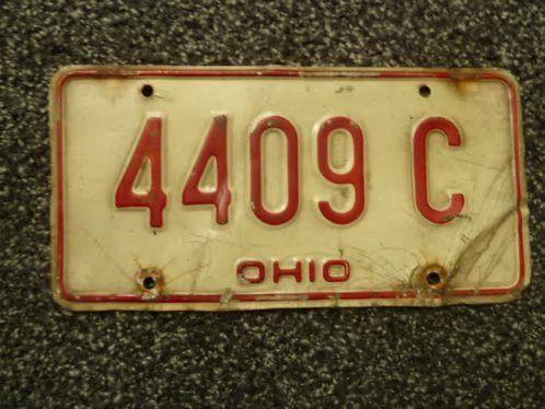 Kentekenplaat licenseplate Ohio 1 USA, Verzamelen, Automerken, Motoren en Formule 1, Gebruikt, Auto's, Ophalen of Verzenden
