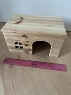 Hamster Trixie Houten Blokhuis Blank (28cm), Ophalen, Gebruikt, Overige typen