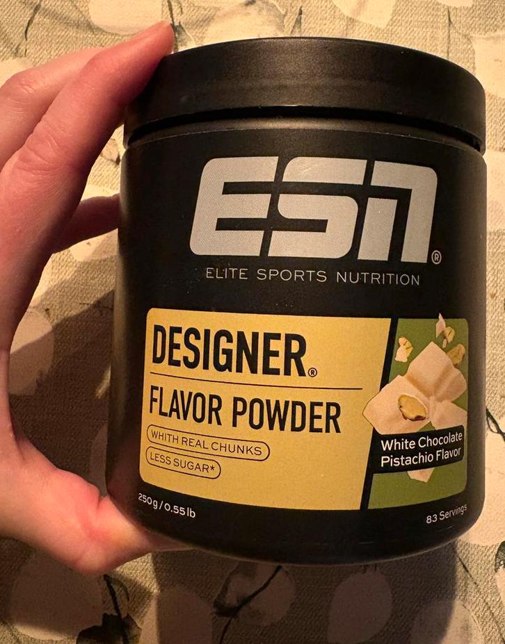 ESN Designer Flavor Powder - Witte Chocolade Pistache, Diversen, Levensmiddelen, Ophalen of Verzenden