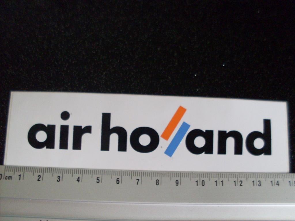 sticker air holland logo, Verzenden, Zo goed als nieuw, Bedrijf of Vereniging