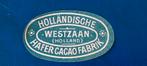 Sluitzegel Holländische Hafer Cacao Fabrik Westzaan, Verzamelen, Gebruikt, Verzenden
