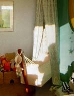 Hemeltje / speelttentje & 2 Sier/Zitkussens, Ophalen, Zo goed als nieuw, Klamboe