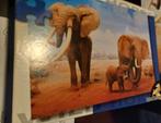 Olifanten puzzel, Ophalen of Verzenden, 500 t/m 1500 stukjes, Gebruikt, Legpuzzel