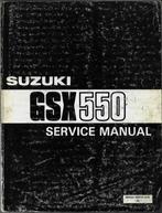 Suzuki GSX550 service manual (7450z) motor, Motoren, Handleidingen en Instructieboekjes, Suzuki
