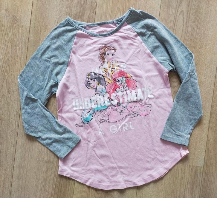 Leuke longsleeve van Disney Princess. 7-8 jr Mt 122, Kinderen en Baby's, Kinderkleding | Maat 122, Gebruikt, Meisje, Shirt of Longsleeve