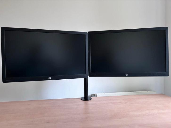 HP Dual Monitor Setup 23 inch, Computers en Software, Monitoren, Zo goed als nieuw, 60 Hz of minder, HDMI, Gaming, LED, Full HD