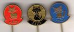 3 speldjes CATTY KAT POES (A1)  KIJK OOK EENS NAAR MIJN MEER, Verzamelen, Speldjes, Pins en Buttons, Verzenden, Gebruikt, Overige onderwerpen