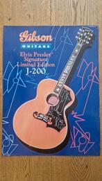 Gibson Elvis Presley J-200 Metalen Reclamebord, Ophalen of Verzenden, Gebruikt