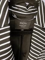 Maura by Claudia Strater jas long blazer streep zwart wit 42, Verzenden, Zwart, Maat 42/44 (L), Zo goed als nieuw