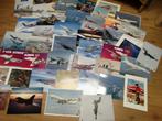 Partij  foto’s / info-bladen gevechtsvliegtuigen krijgsmacht, Verzamelen, Luchtvaart en Vliegtuigspotten, Ophalen of Verzenden