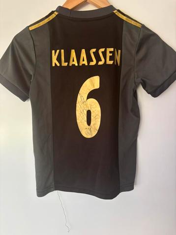 Ajax uit shirt jubileum klaassen gesigneerd met video bewijs beschikbaar voor biedingen
