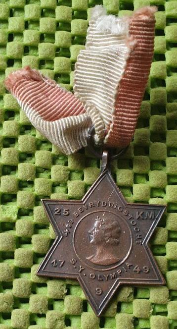 Medaille:25km.- 4 de Bevrydingstocht -S.Y. Olympia 1949 Axel beschikbaar voor biedingen