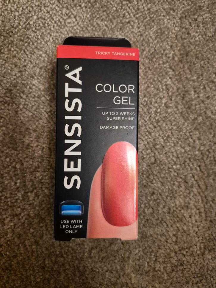 Sensista Gellak - Tricky Tangerine - Nieuw!, Sieraden, Tassen en Uiterlijk, Uiterlijk | Cosmetica en Make-up, Nieuw, Make-up, Handen en Nagels